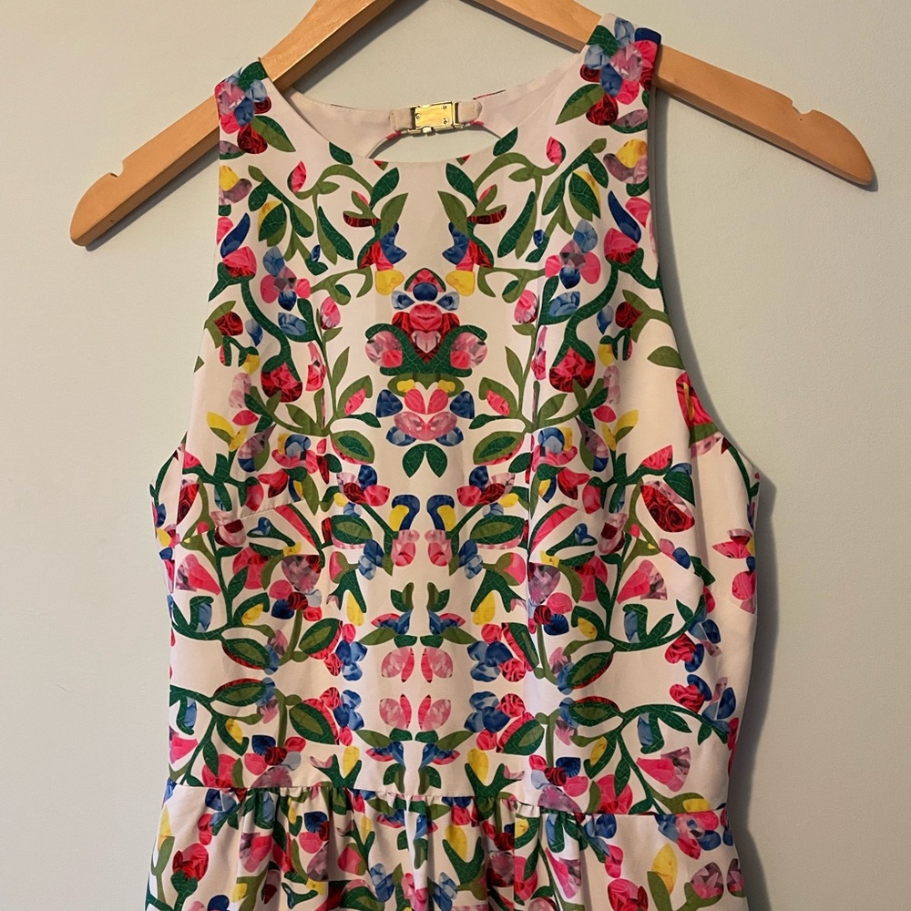 Cynthia Steffe Women's Sidney Floral Print Lily White Dress Size 4 - Picture 5 of 10